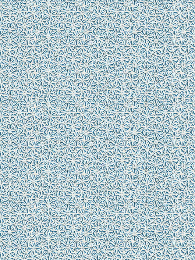 Hinson Starburst Wallcovering Cobalt Wallpaper