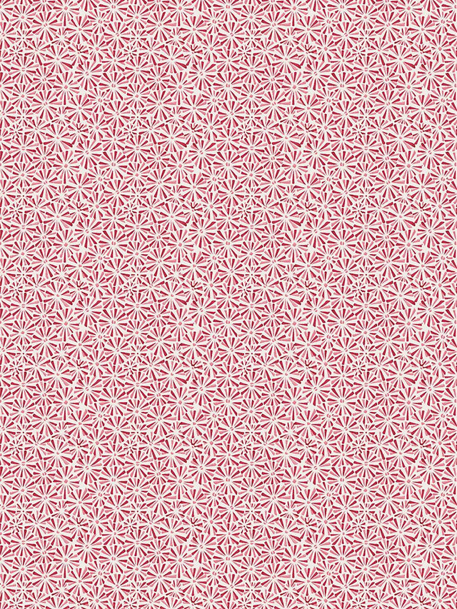 Hinson Starburst Wallcovering Cerise Wallpaper