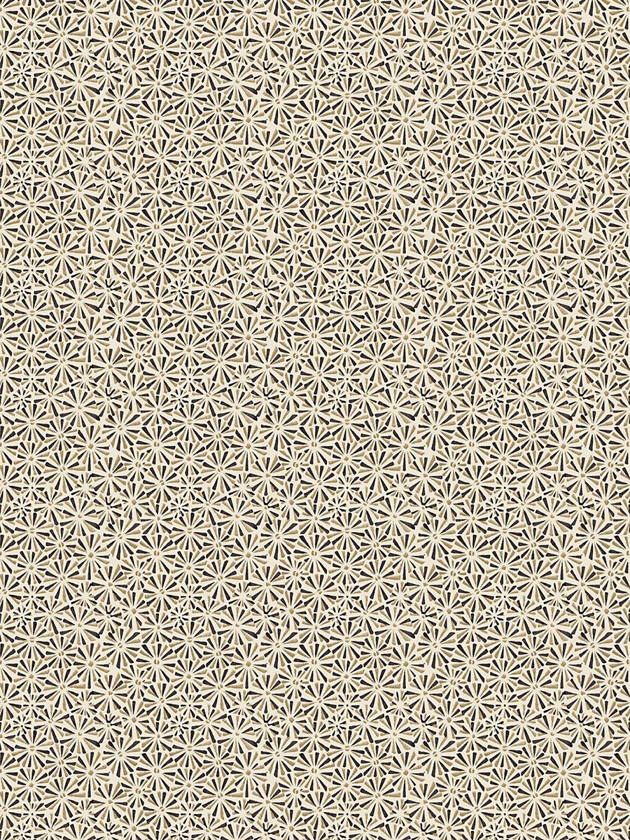 Hinson Starburst Wallcovering Black Walnut Wallpaper