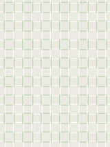 Hinson All Square Wallcovering Green Trellis Wallpaper