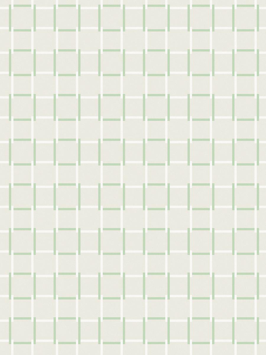 Hinson All Square Wallcovering Green Trellis Wallpaper