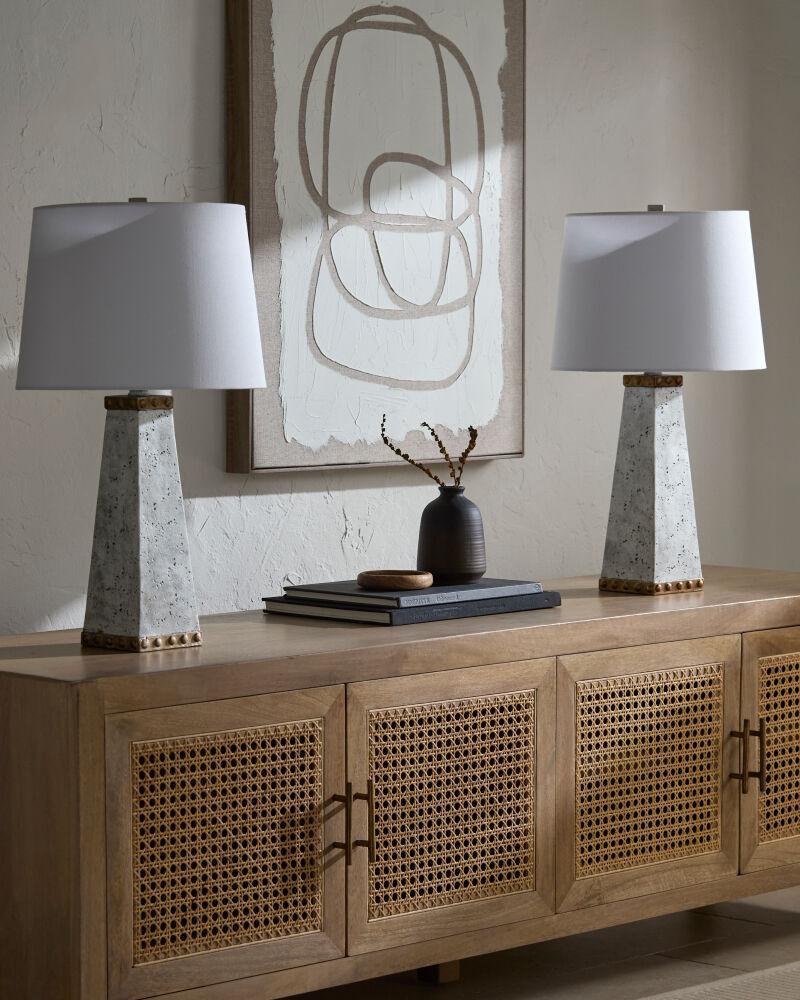 Livabliss Arkos ARKS-003 24"H x 13"W x 13"D Table Lighting