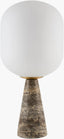 Surya Domara DMRA-002 19"H x 9"W x 9"D Table Lighting