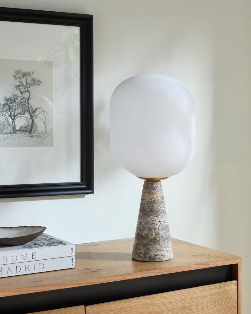 Surya Domara DMRA-002 19"H x 9"W x 9"D Table Lighting