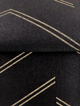 York Aviator Black Abstract Chevron Wallpaper