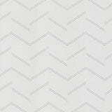 York Aviator Silver Abstract Chevron Wallpaper
