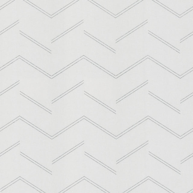 York Aviator Silver Abstract Chevron Wallpaper