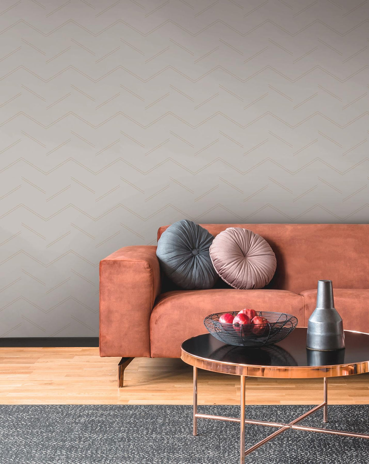 York Aviator Dove Abstract Chevron Wallpaper