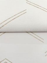 York Aviator Gold Abstract Chevron Wallpaper