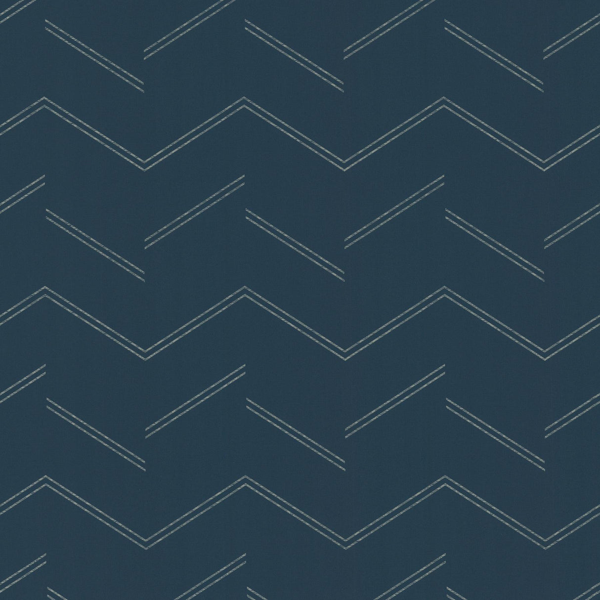 York Aviator Indigo Abstract Chevron Wallpaper