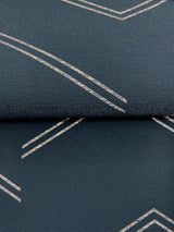 York Aviator Indigo Abstract Chevron Wallpaper