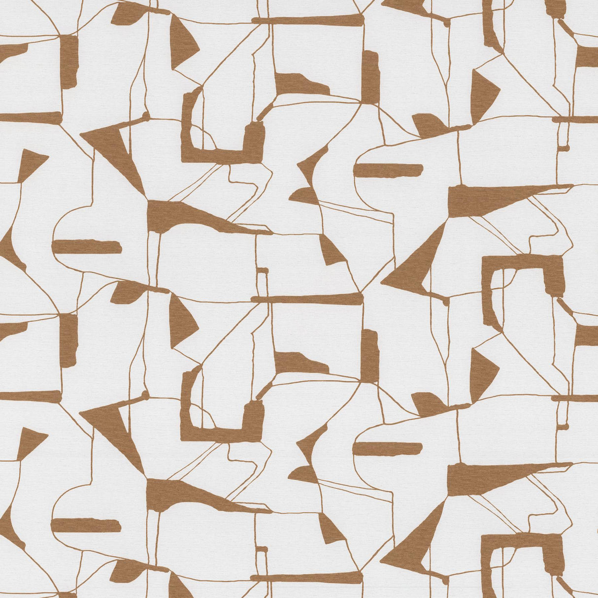 York Calder Gold Abstract Wallpaper