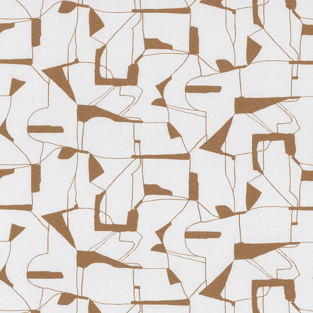York Calder Gold Abstract Wallpaper