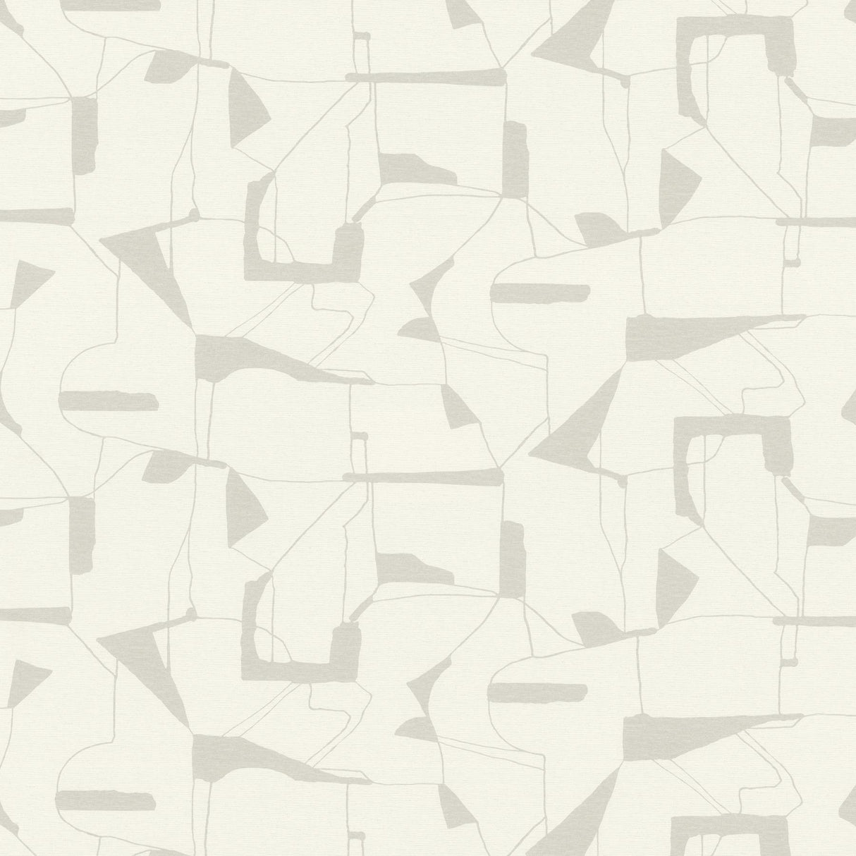 York Calder Platinum Abstract Wallpaper
