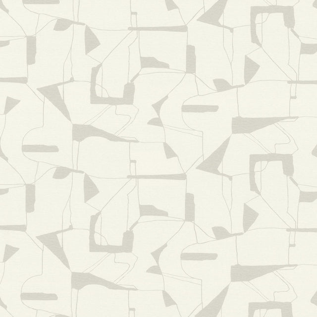 York Calder Platinum Abstract Wallpaper
