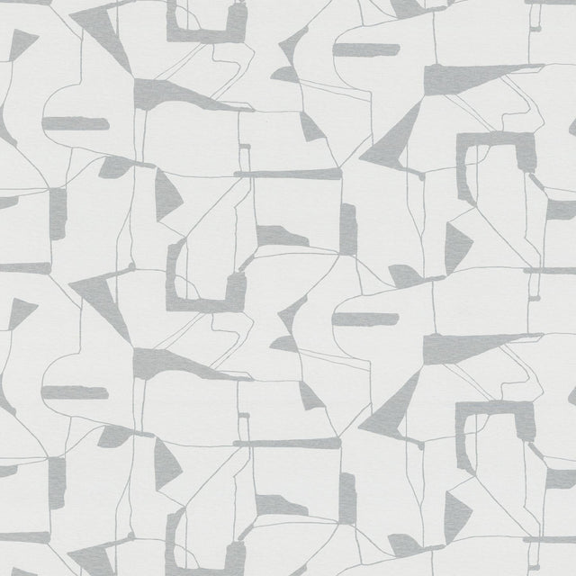 York Calder Silver Abstract Wallpaper