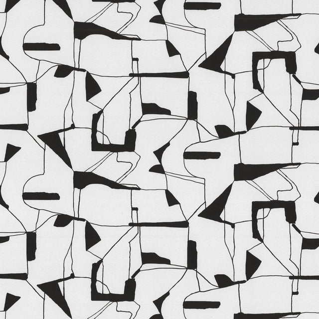 York Calder Black Abstract Wallpaper