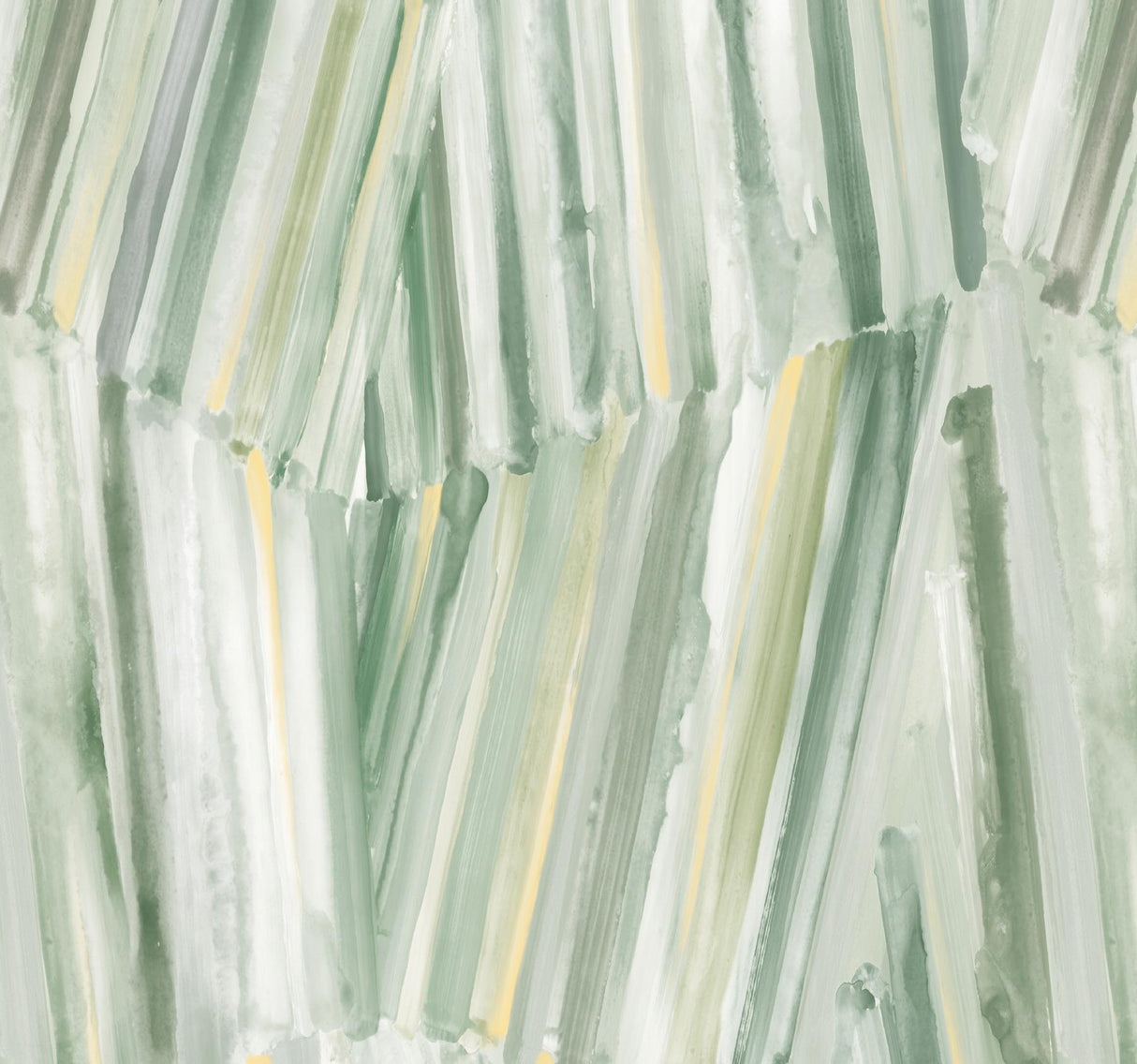 York Masterwork Sea Green Brushstrokes Wallpaper