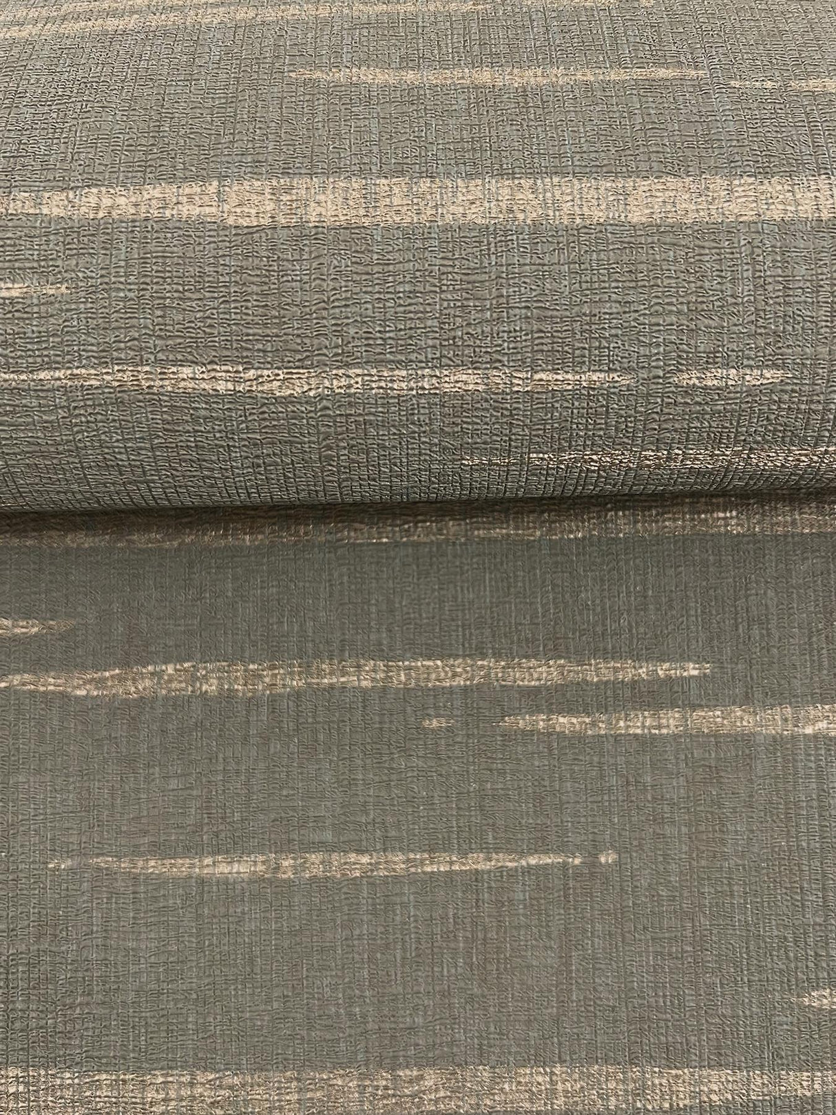 York Longitude Grey Striated Wallpaper
