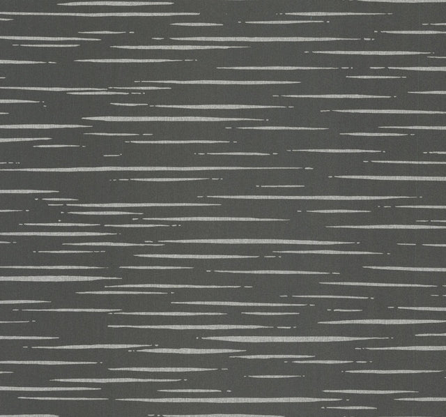 York Longitude Charcoal Striated Wallpaper
