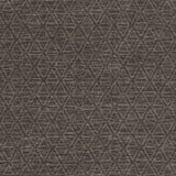 York Kelce Charcoal Geometric Faux Grasscloth Wallpaper