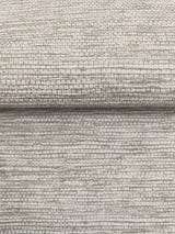 York Mae Grey Faux Grasscloth Wallpaper