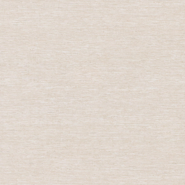 York Mae Cream Faux Grasscloth Wallpaper