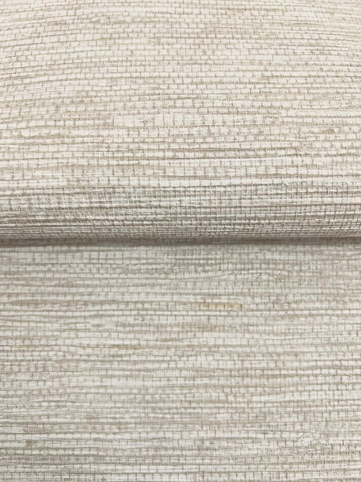 York Mae Beige Faux Grasscloth Wallpaper