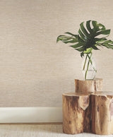 York Mae Wheat Faux Grasscloth Wallpaper