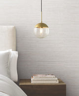 York Nira Dove Fabric Weave Wallpaper