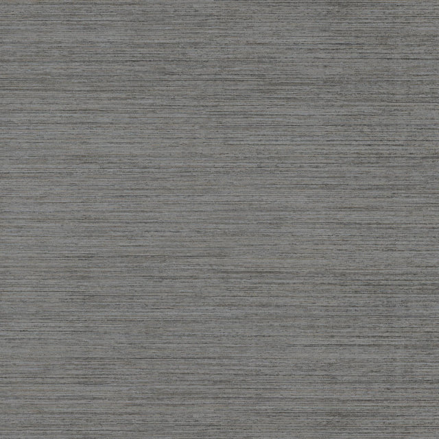 York Nira Charcoal Fabric Weave Wallpaper
