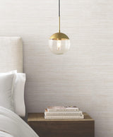 York Nira Cream Fabric Weave Wallpaper