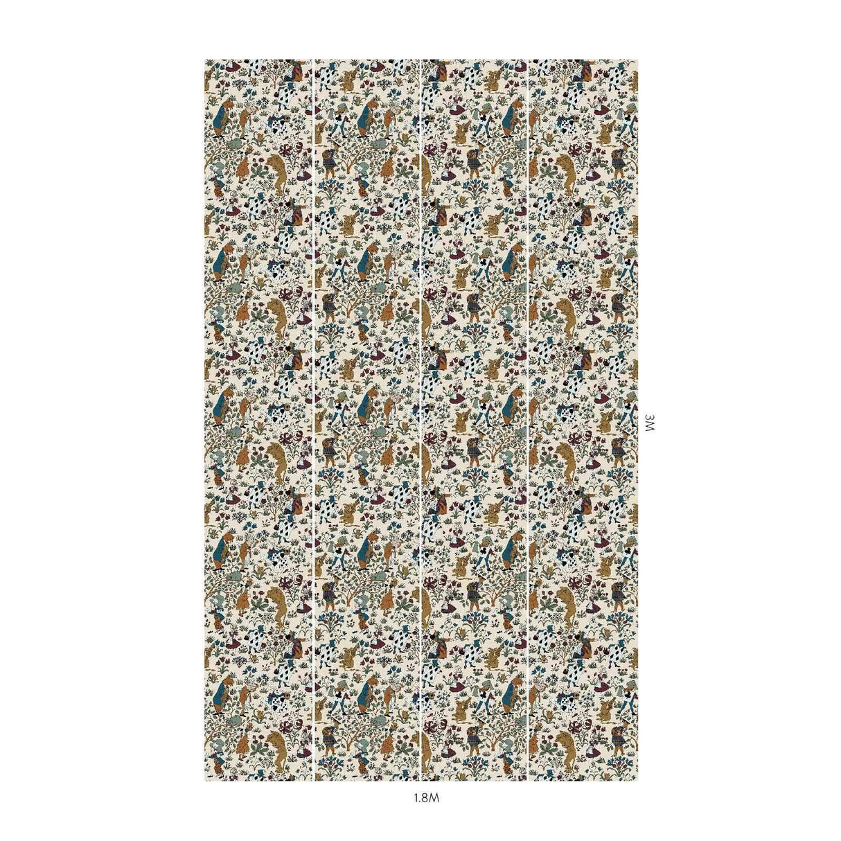 House of Hackney ALICE IN WONDERLAND Wallpaper - Achillea (9'10" - full height)