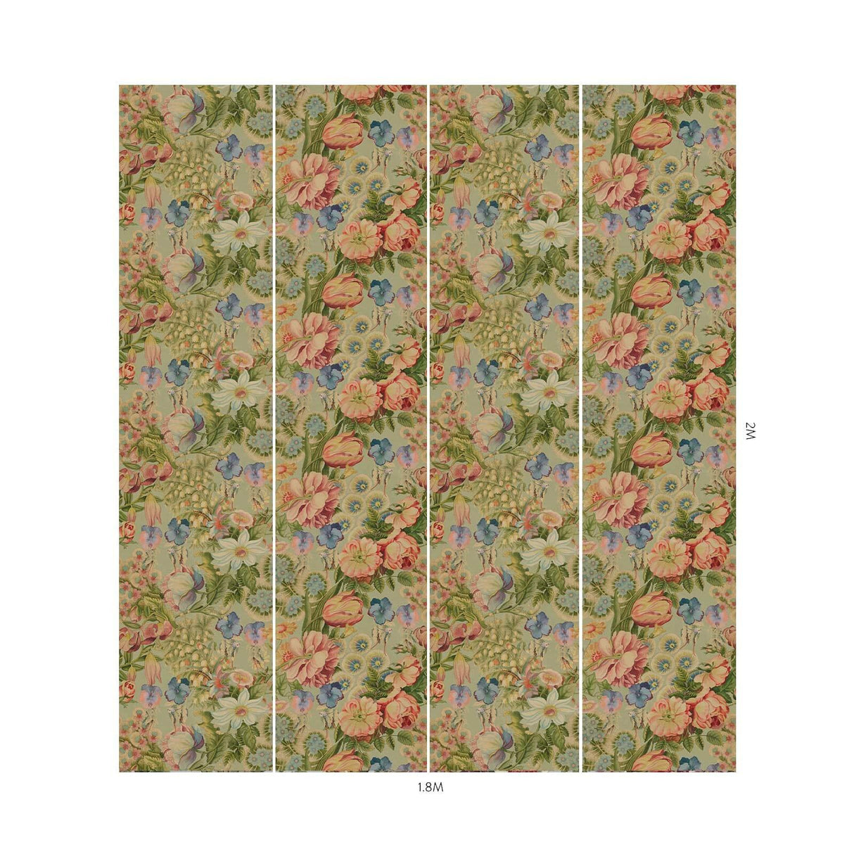 House of Hackney AMATORIA Wallpaper - Apple (9'10" - full height)