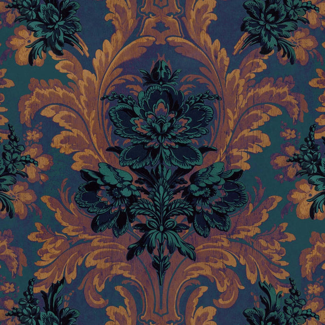 House of Hackney AMARANTHA Wallpaper - Ink (9'10" - full height)
