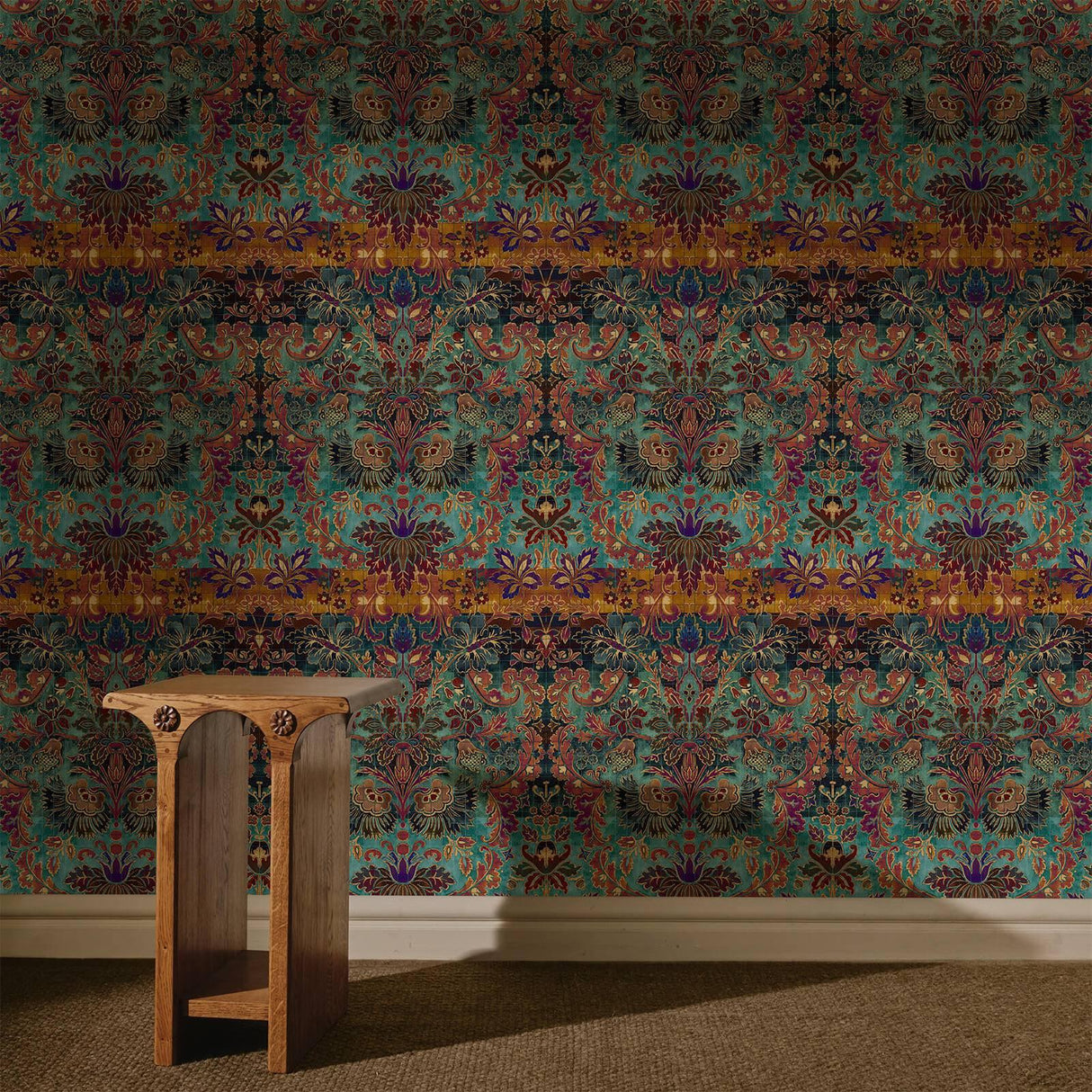 House of Hackney ANDASTRA Wallpaper - Amazonite (9'10" - full height)