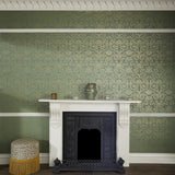 House of Hackney ANACONDA Traditional Wallpaper - Eucalyptus (32 feet and 9 inches - full roll)