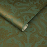 House of Hackney ANACONDA Traditional Wallpaper - Eucalyptus (32 feet and 9 inches - full roll)