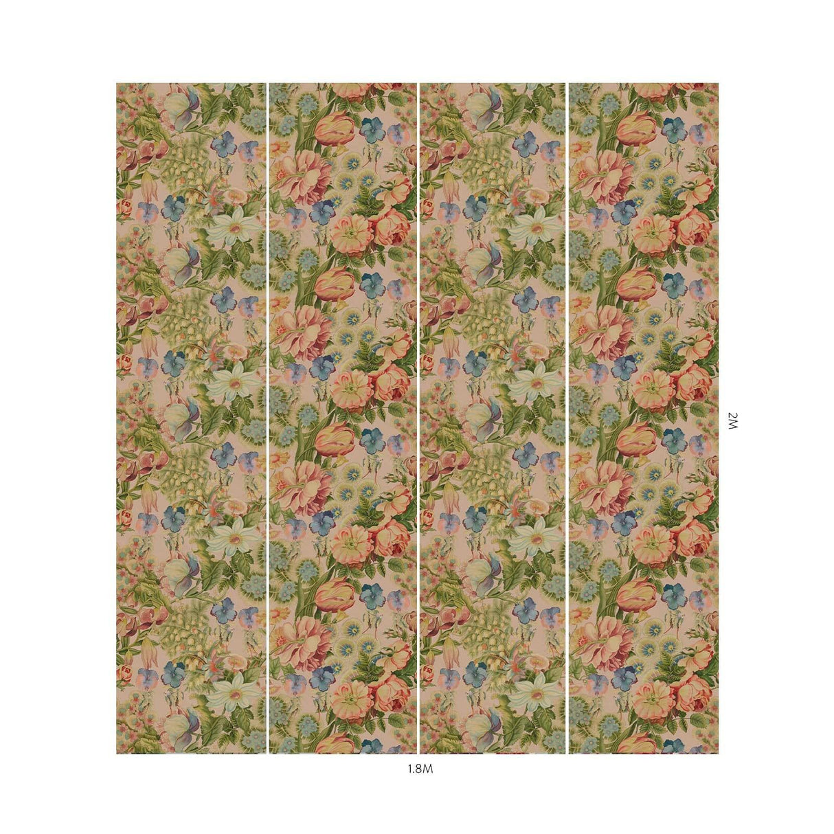 House of Hackney AMATORIA Wallpaper - Tourmaline (9'10" - full height)
