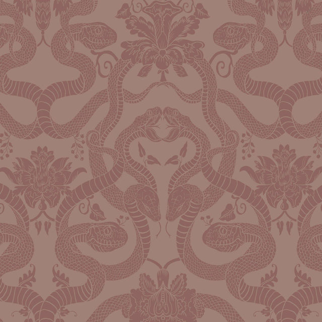 House of Hackney ANACONDA Traditional Wallpaper - Dusky Pink (32 feet and 9 inches - full roll)