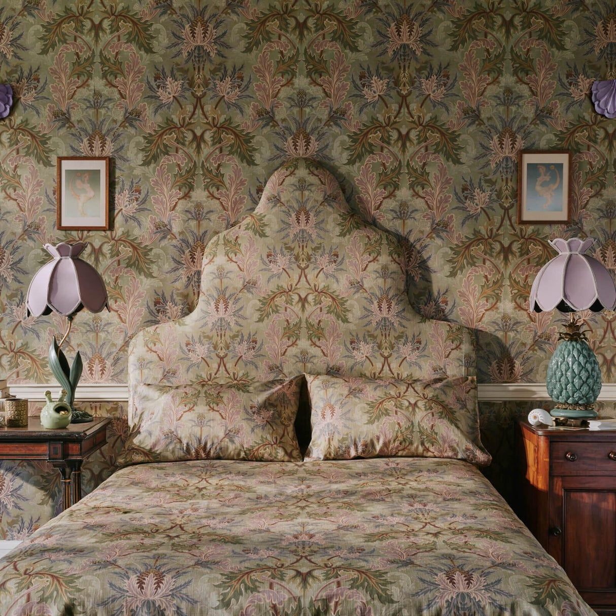 House of Hackney AQUIFOLIA Wallpaper - Apple (9'10" - full height)