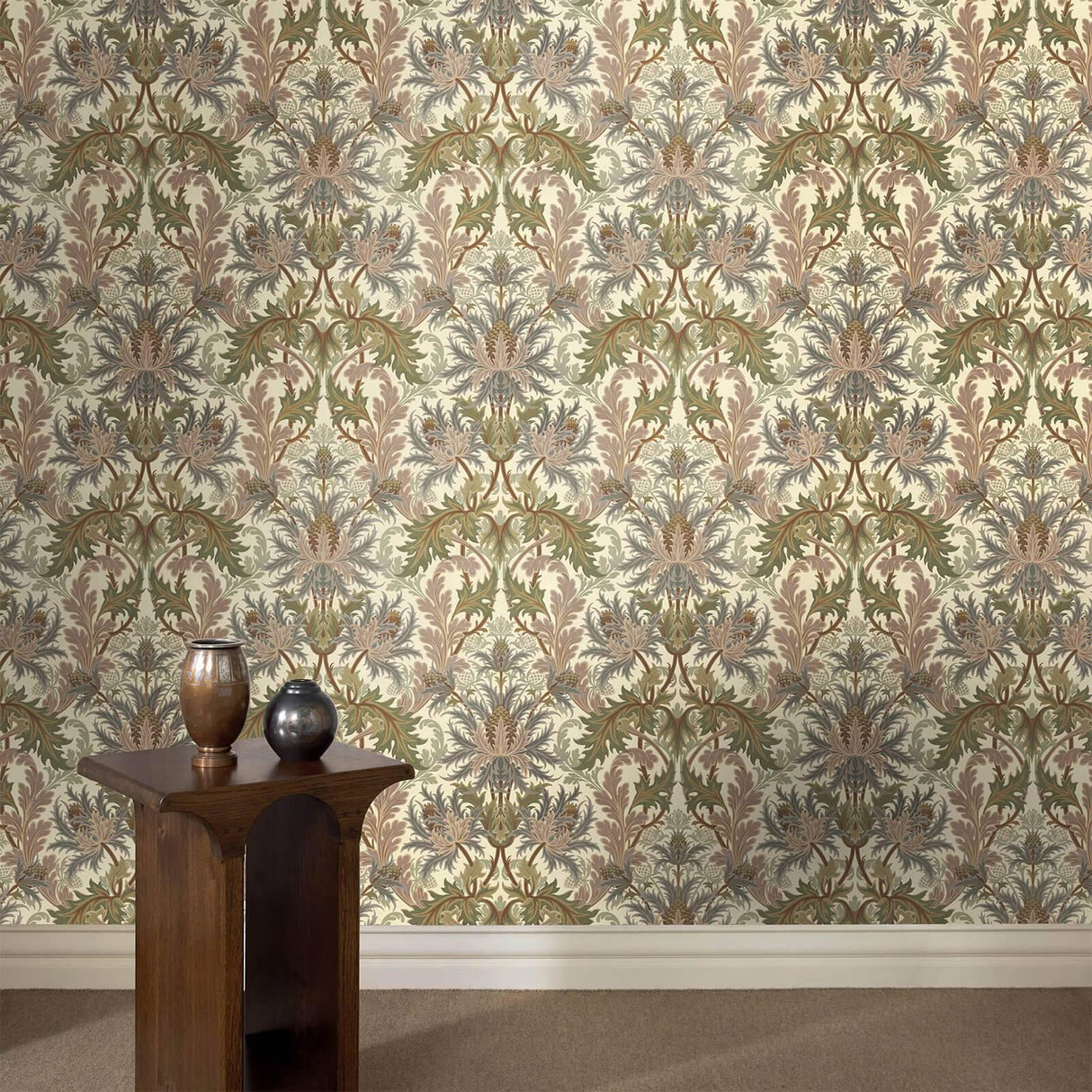 House of Hackney AQUIFOLIA Wallpaper - Ecru (9'10" - full height)
