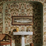 House of Hackney AQUIFOLIA Wallpaper - Ecru (9'10" - full height)