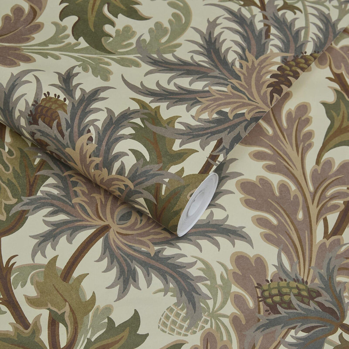 House of Hackney AQUIFOLIA Wallpaper - Ecru (9'10" - full height)