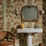 House of Hackney AQUIFOLIA Wallpaper - Ecru (9'10" - full height)