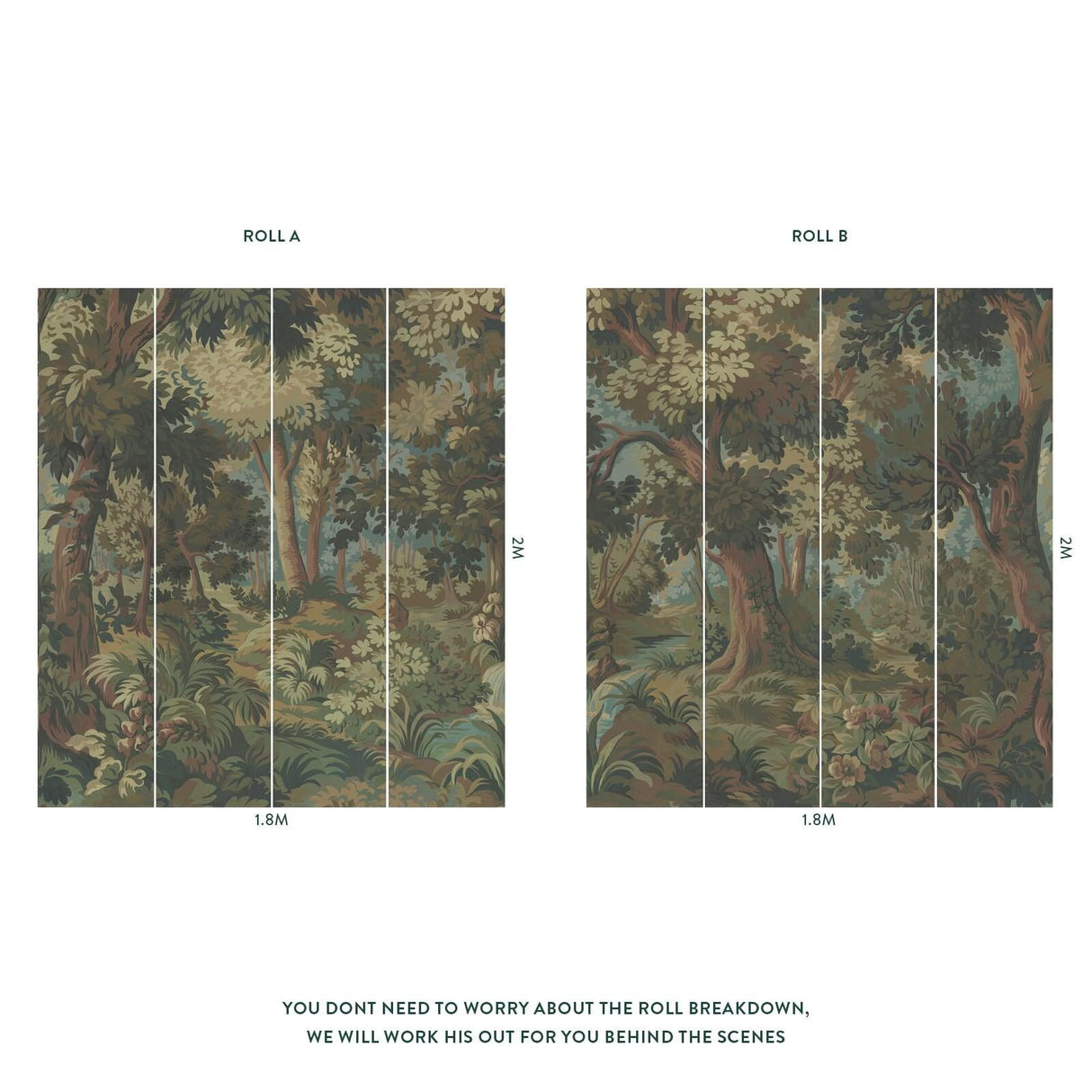 House of Hackney ARBOREA Wallpaper - Autumn (9'10" - full height)