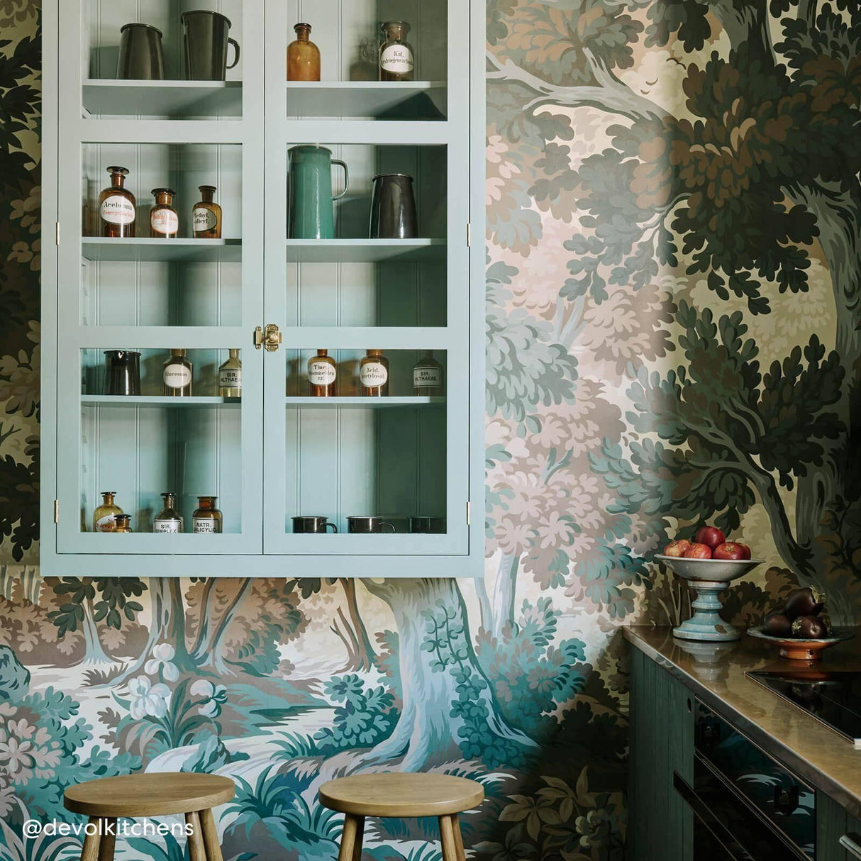 House of Hackney ARBOREA Wallpaper - Tourmaline (9'10" - full height)