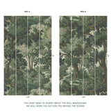 House of Hackney ARBOREA Wallpaper - Verde (9'10" - full height)