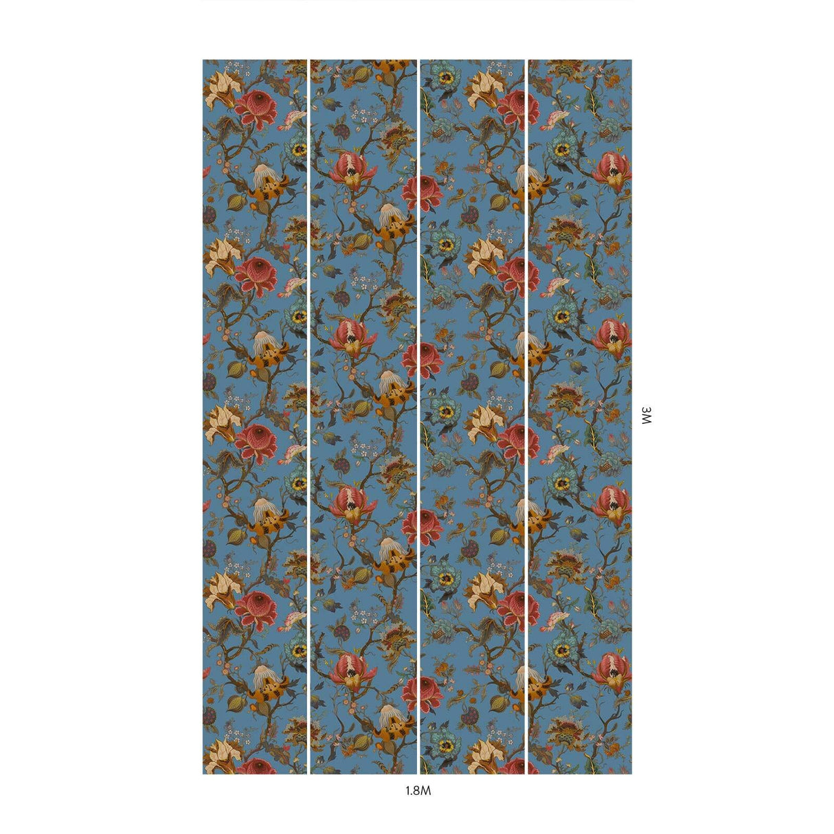 House of Hackney ARTEMIS Wallpaper - Azure (9'10" - full height)