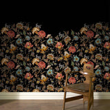 House of Hackney ARTEMIS CLIMBING WALLS Wallpaper - Black (9'10" - full height)